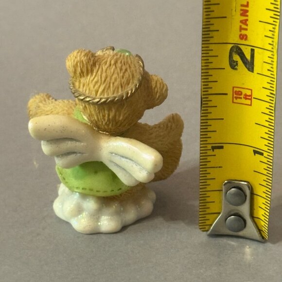 Vintage Cherished Teddies Figurine Enesco Anthropomorphic Birthday August Angel - Picture 2 of 3